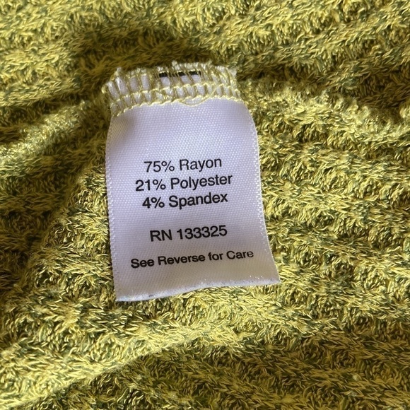 GURU Active Chartreuse Green Hooded Pullover Sweater Medium - Picture 5 of 9